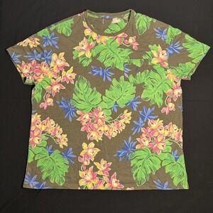 Polo Ralph Lauren Men's XL Tropical Floral Surfing Pocket T-Shirt Classic Fit